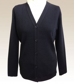 MG Ladies 100% Wool Corporate Vee Cardigan